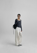 [MADE] Minos Linen Banding Pants