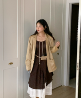 Autumn Suede Collar Jacket