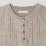 Slaig Skirt Summer Cooling Henry Neck Short Sleeve Knit