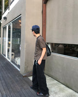 Solid Banding Wide Pants