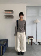 Mopan Cotton Balloon Wide Pants