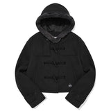 CHERRY CROP TOGGLE SHORT COAT [CHARCOAL]