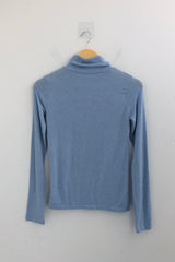 Light fit warm turtleneck T-shirt