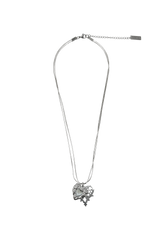 Snake chain] layered thorn heart