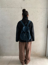 ハルカボカシ毛ニットバンディングワイドパンツ
