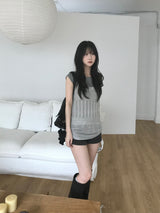 Hiki knitwear mini dress (one color)
