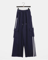 Pict Track Color Cargo Pocket Sweat Pants