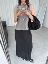powdery layered blouse (4color)