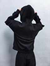 [SET] ママンゴールデンプルオーバーフーディー + ピンタックワイドパンツ 4C