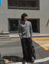 Kuro henry-neck long sleeves