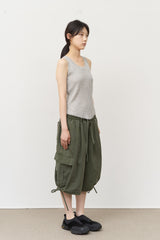 (W) Grain Sleeveless