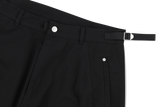 BIKER WASHED WIDE PANTS