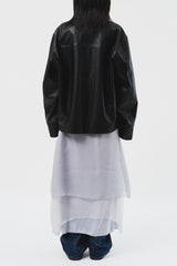 Storm Leather Zip Jacket