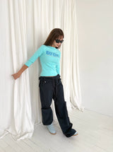 Midnight 3/4 color sleeve T(2c)