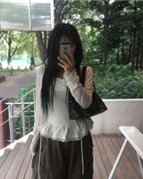 フリルカーディガンセット