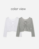 Near strap cardigan