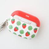 AirPods case - ストロベリーパターン