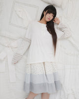 GARDEN STRIPE HENLEY NECK LONG SLEEVE