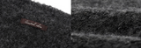neck warmer loose fit boucle knit - charcoal