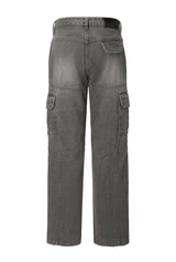 Ash pocket cargo jeans