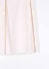 BUTTON MIDI PLEATS SKIRT