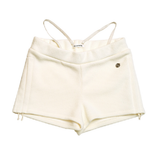 SWAN LAKE SHRRING STRING MICROSHORTS CREAM