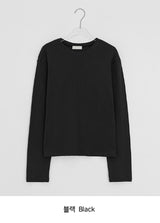 ドルデカラーラウンド長袖Tシャツ