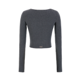 13DE MARZO Sequin Logo Tight Top