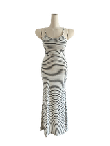 [MADE] All-in-One Striped Long Dress