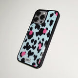 Soft Pop Leopard Phone Case Soft Blue (BK_Epoxy)
