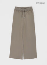 [MADE] Anus Low-Waist Wide Elastic Pants (Available as a Set)
