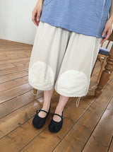 [unisex] ヒヨ ナイロン パッチ バミューダパンツ
