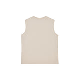 25SS ベーシックロゴウーマンスリーブレス ダークベージュ