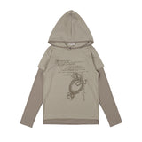 STRIPE LAYERED HOODIE (BEIGE) F25ZB024