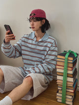 Coca Stripe Rugby Tee