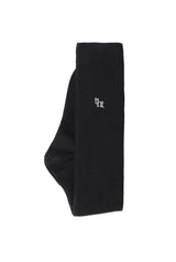 tht rib knee socks - black   