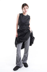 WAVE LINE FLARE PANTS