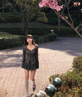 [♡MADE♡ ] ティプシーガールスクエアアイレットシャツ (tie set)