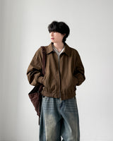 Slove Cotton Crop Jacket