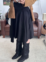 LAP FLARE SKIRT