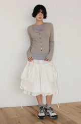 CARGO BALLOON MIDI SKIRT