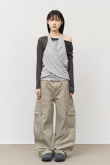 Deep Dyeing Cargo Pants