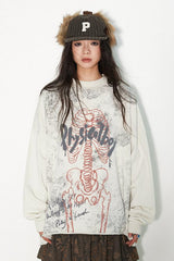  Roman Rib Heavy Industry Distressed Washed Long Sleeve T-shirt