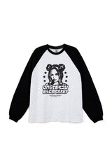 ラグランロングスリーブTシャツ_ブラック