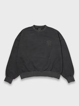 ゴーストスウェットシャツピグメントダイ - チャコール