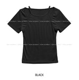 ソニャホールスリットレイヤード半袖Tシャツ