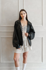 Ariel flare skirt (beige)