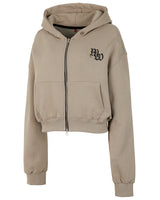 Mwoong Familia Hoodie Zip-up(BEIGE)
