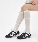 WE FLOWER Trendy New Baguette German Training Shoes, Versatile, Comfortable and Lightweight - Onyx Black