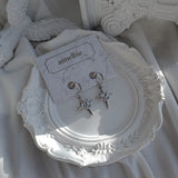 [少女時代 テヨン Piercing] ラブ プラネット ハギーズ ピアス - Silver Color